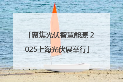 聚焦光伏智慧能源 2025上海光伏展举行