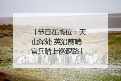 节日在战位：天山深处 英沿前哨官兵踏上巡逻路