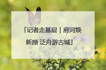 记者走基层｜府河焕新颜 泛舟游古城