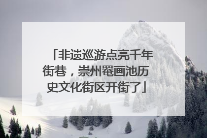 非遗巡游点亮千年街巷，崇州罨画池历史文化街区开街了