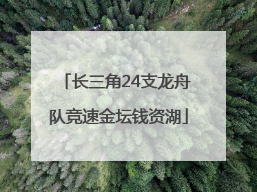 长三角24支龙舟队竞速金坛钱资湖