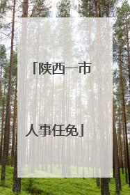 陕西一市人事任免