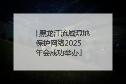 黑龙江流域湿地保护网络2025年会成功举办