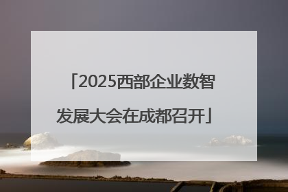 2025西部企业数智发展大会在成都召开