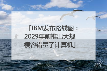 IBM发布路线图：2029年前推出大规模容错量子计算机